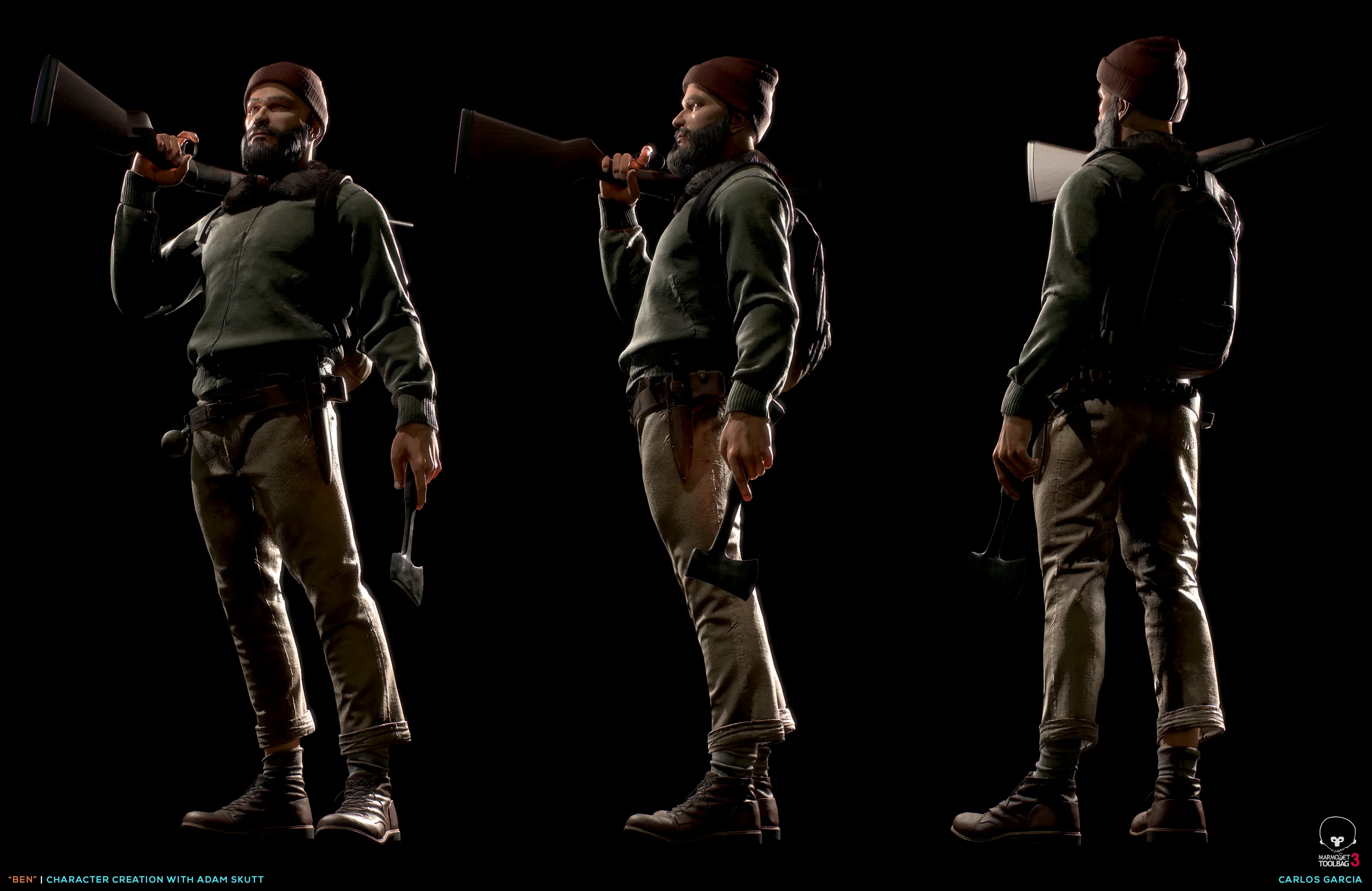 Ben final turnaround render