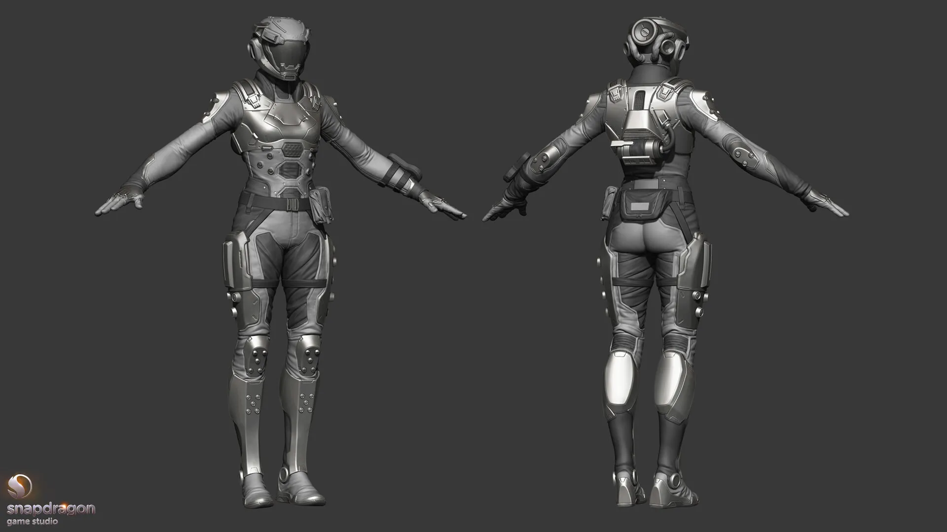 High-poly sculpt 1