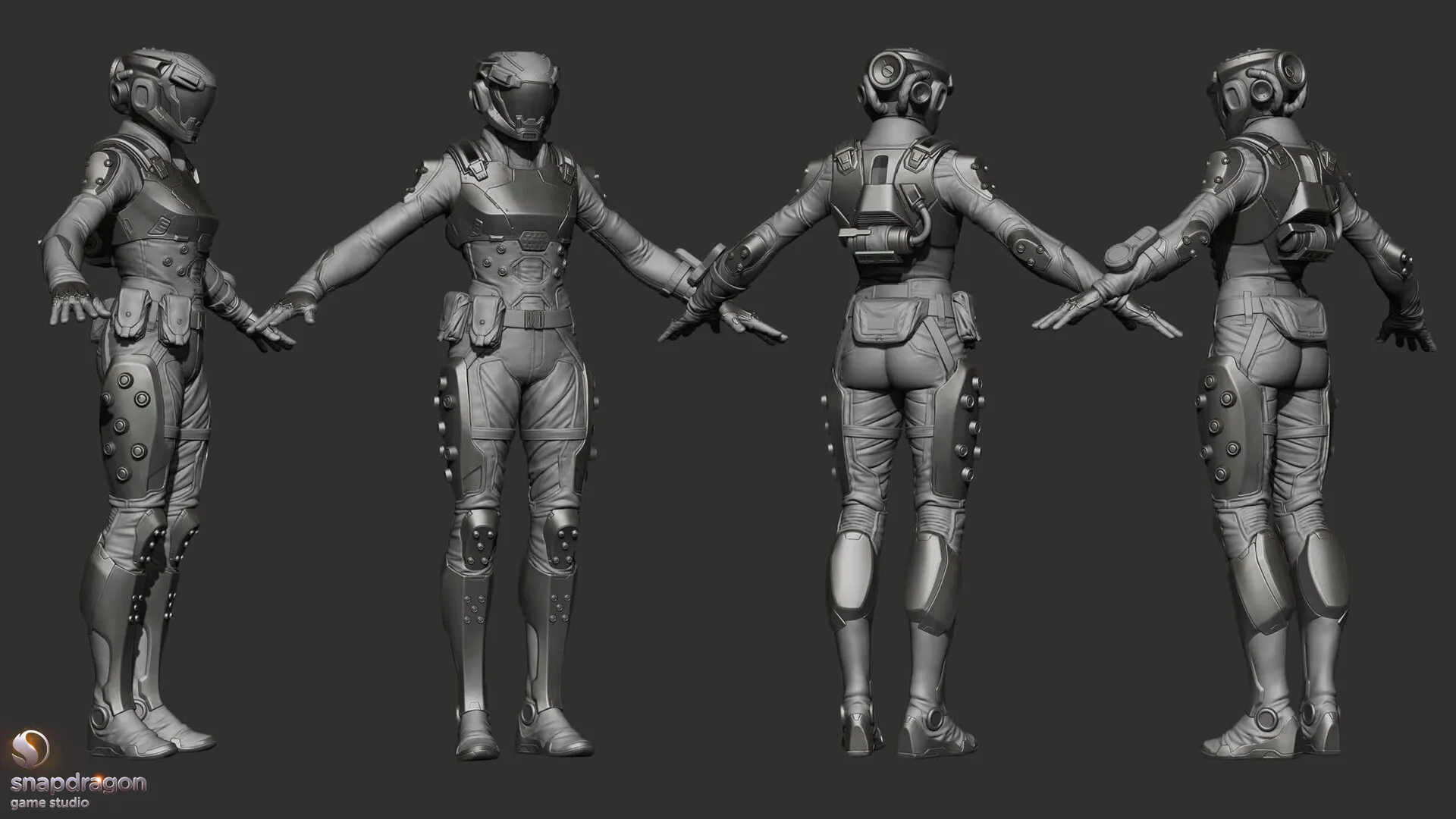 High-poly sculpt 2