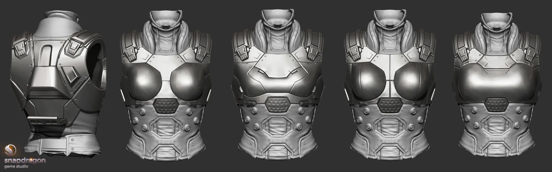 High-poly sculpt 3