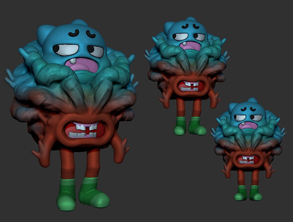 Gumball character sculpt