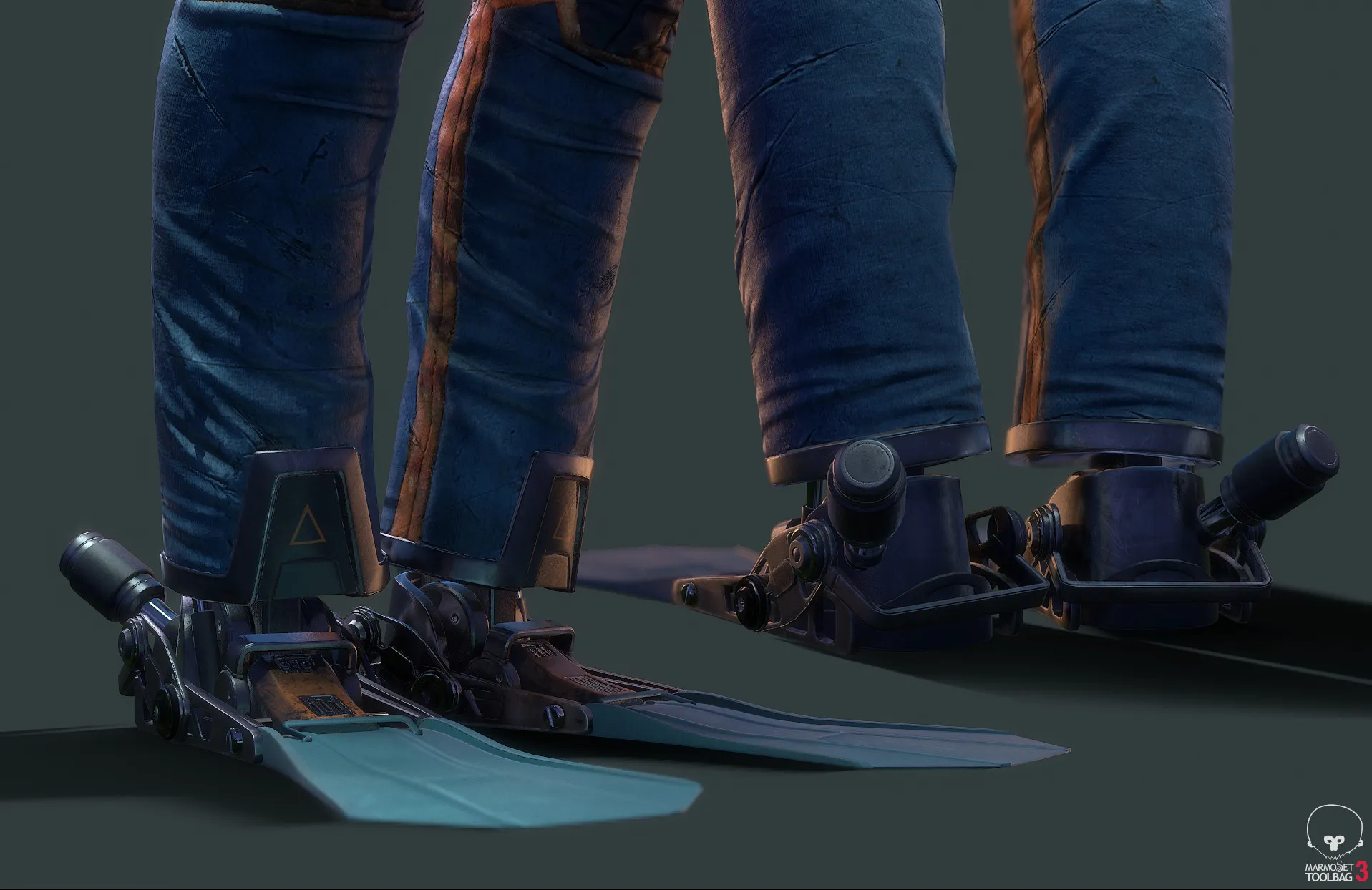 RD-10 render work in progress flippers