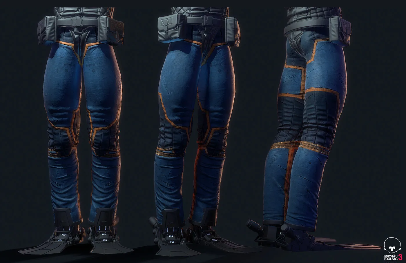 RD-10 render work in progress lower body