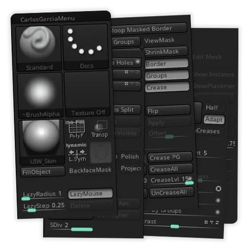 ZBrush UI 2026